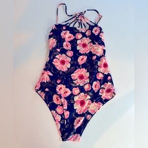 TORI PRAVER Swimwear Floral SWIMSUIT M